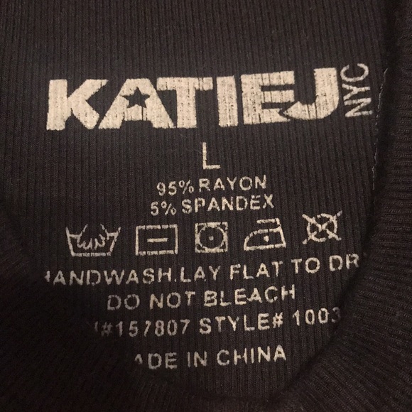 KATIEJNYC - Size Kids 14 (L) - Bedazzled Star Top (Black) - Picture 2 of 3